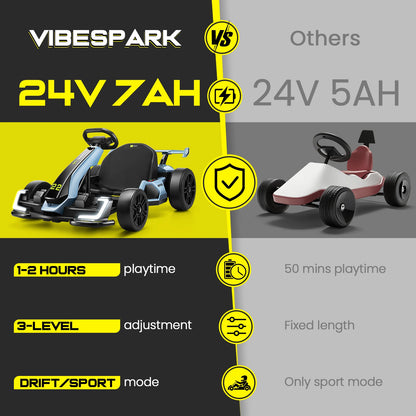 24V Kids Electric Go Kart Drift Kart